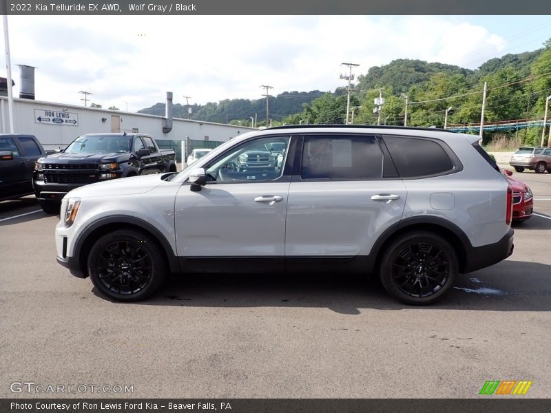 Wolf Gray / Black 2022 Kia Telluride EX AWD