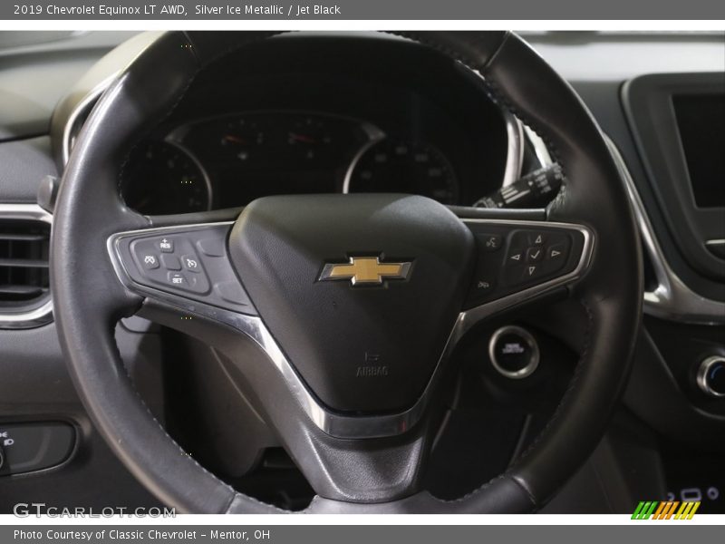 Silver Ice Metallic / Jet Black 2019 Chevrolet Equinox LT AWD