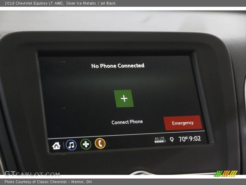 Silver Ice Metallic / Jet Black 2019 Chevrolet Equinox LT AWD
