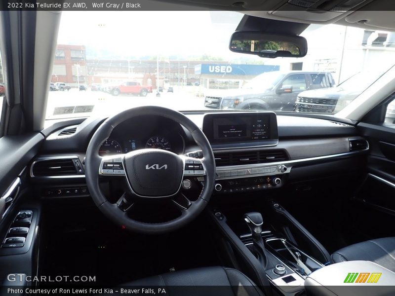 Wolf Gray / Black 2022 Kia Telluride EX AWD