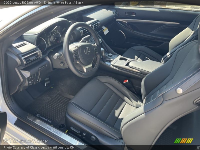 Eminent White Pearl / Black 2022 Lexus RC 300 AWD