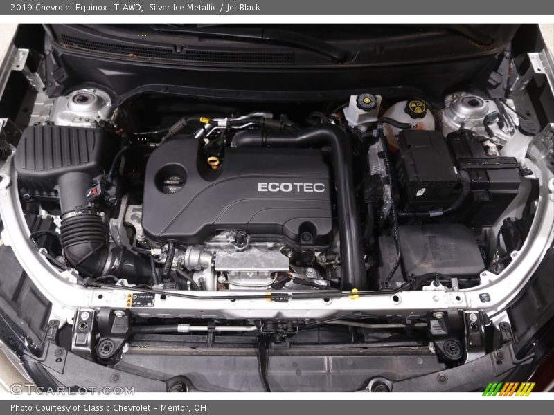 Silver Ice Metallic / Jet Black 2019 Chevrolet Equinox LT AWD