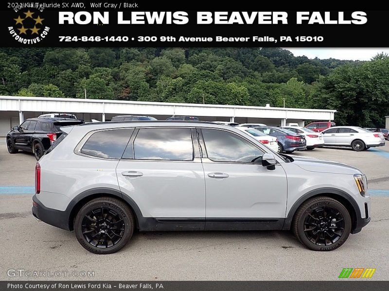 Wolf Gray / Black 2021 Kia Telluride SX AWD