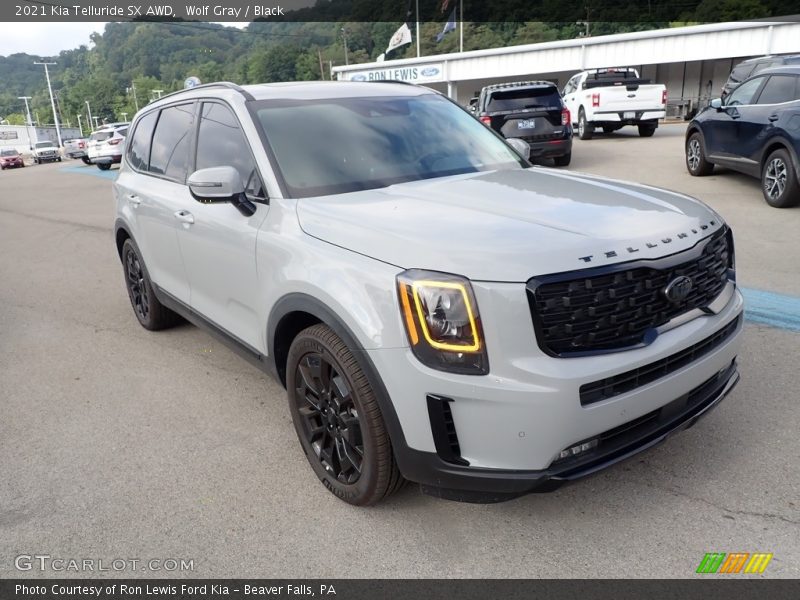 Wolf Gray / Black 2021 Kia Telluride SX AWD