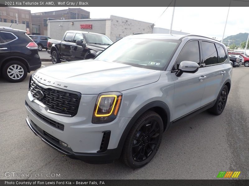 Wolf Gray / Black 2021 Kia Telluride SX AWD