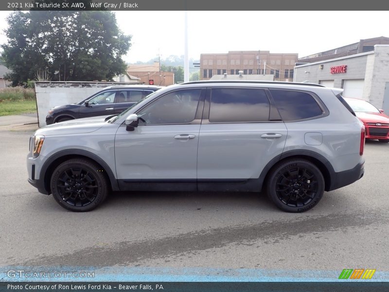 Wolf Gray / Black 2021 Kia Telluride SX AWD