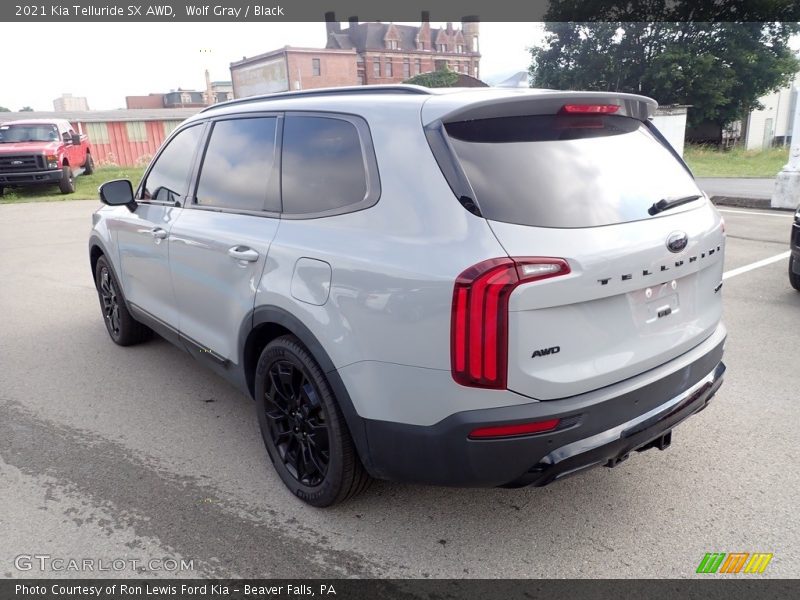 Wolf Gray / Black 2021 Kia Telluride SX AWD