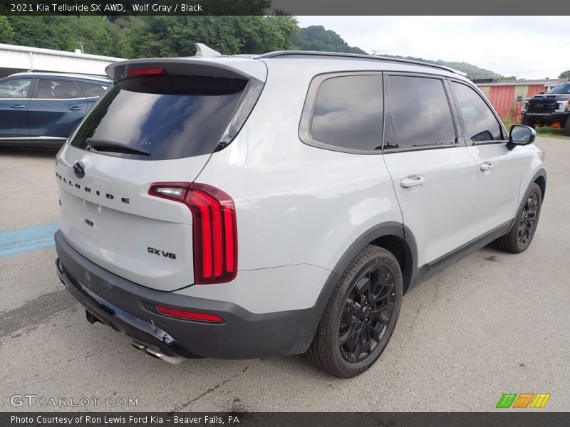 Wolf Gray / Black 2021 Kia Telluride SX AWD