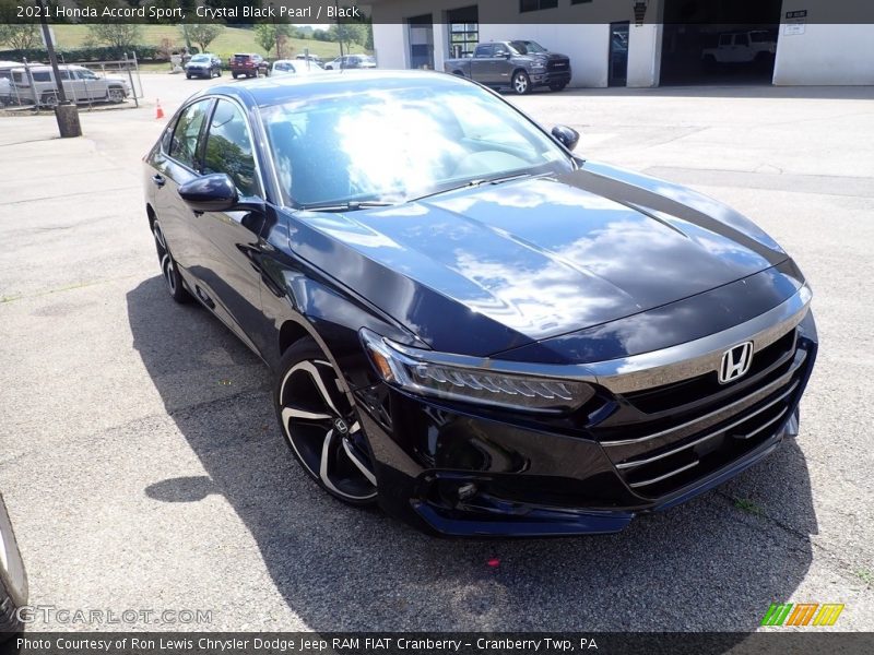 Crystal Black Pearl / Black 2021 Honda Accord Sport