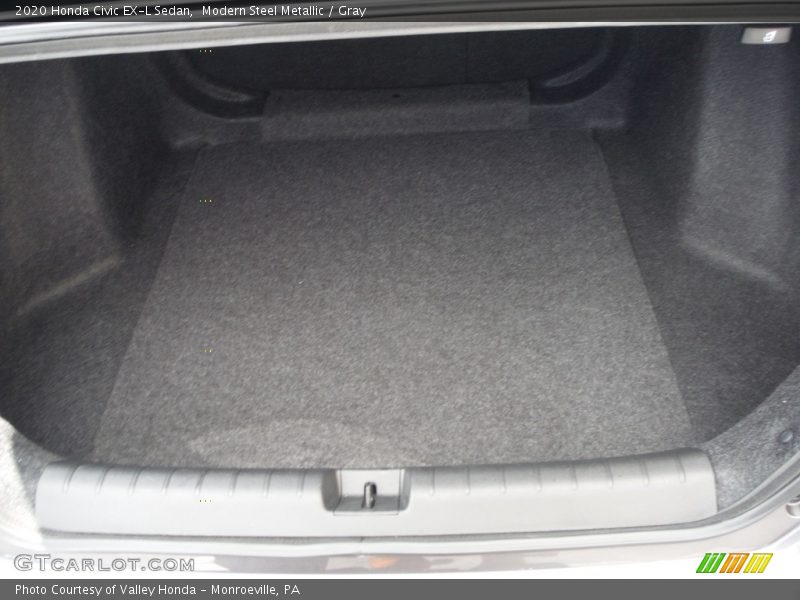 Modern Steel Metallic / Gray 2020 Honda Civic EX-L Sedan