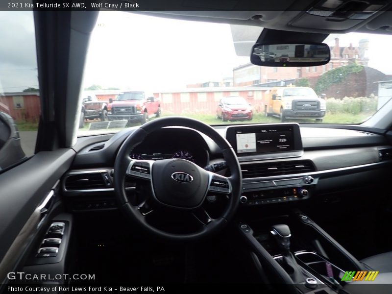 Wolf Gray / Black 2021 Kia Telluride SX AWD