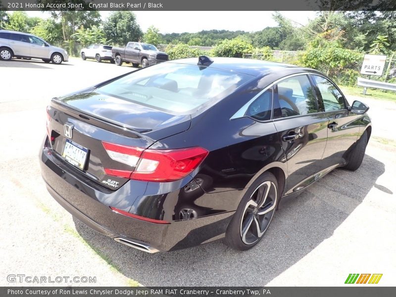 Crystal Black Pearl / Black 2021 Honda Accord Sport