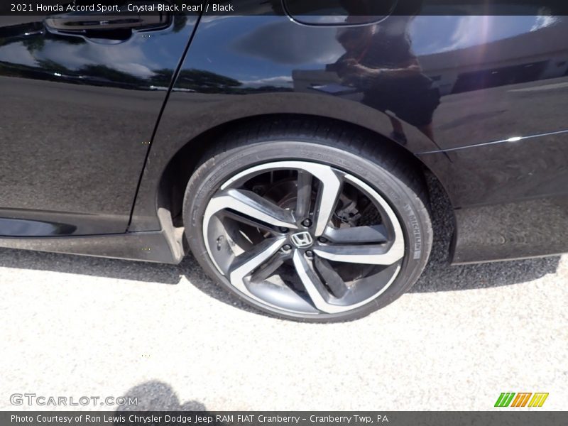 Crystal Black Pearl / Black 2021 Honda Accord Sport
