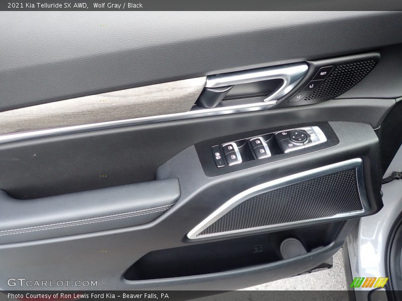 Wolf Gray / Black 2021 Kia Telluride SX AWD