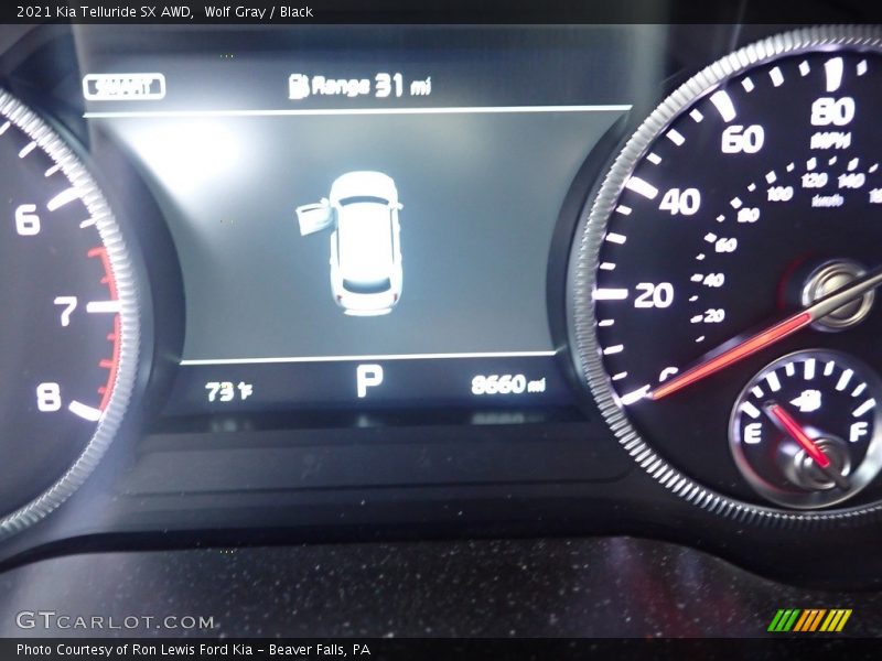 Wolf Gray / Black 2021 Kia Telluride SX AWD