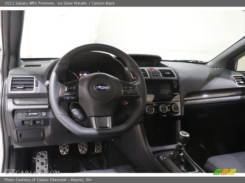 Dashboard of 2021 WRX Premium