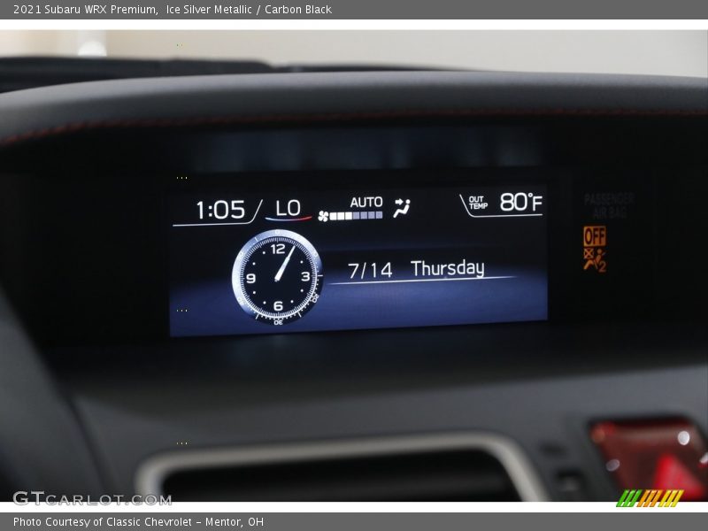 Ice Silver Metallic / Carbon Black 2021 Subaru WRX Premium