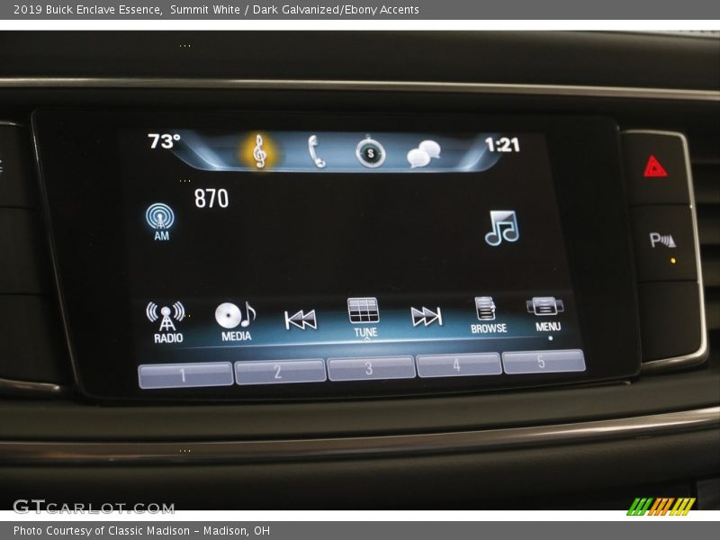 Controls of 2019 Enclave Essence