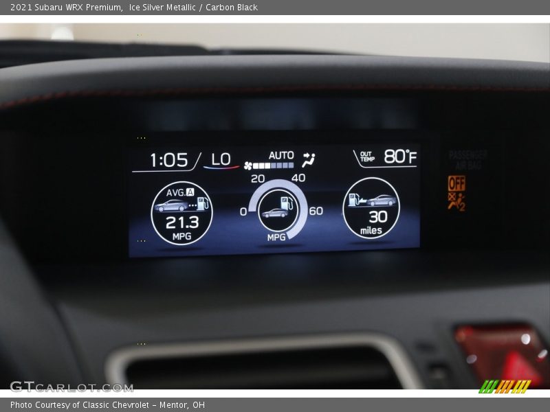 Ice Silver Metallic / Carbon Black 2021 Subaru WRX Premium