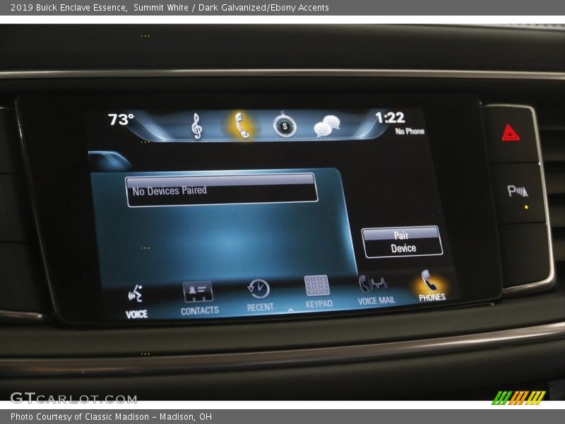 Controls of 2019 Enclave Essence