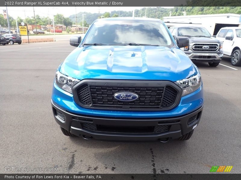 Velocity Blue Metallic / Ebony 2022 Ford Ranger XL SuperCab 4x4