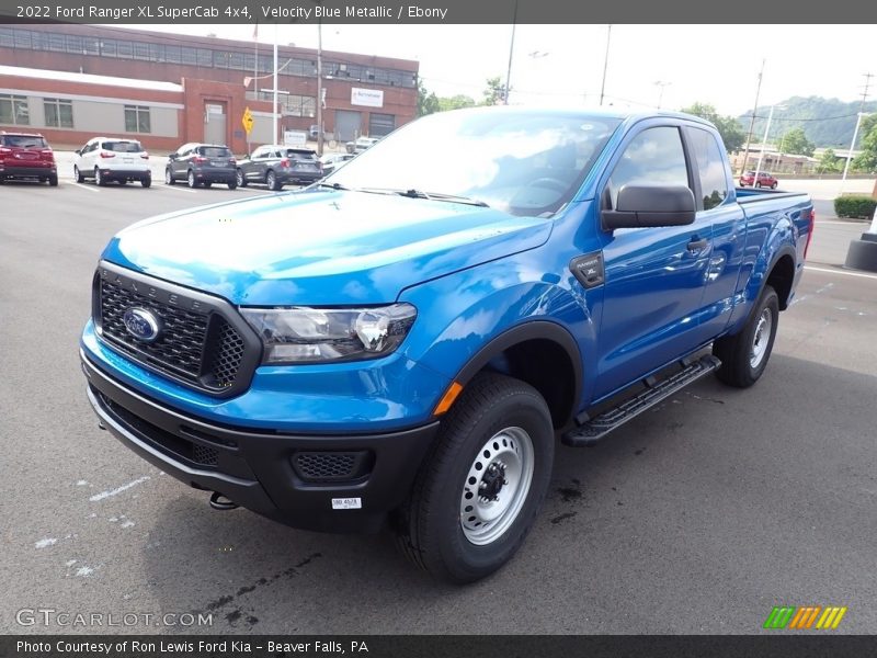 Velocity Blue Metallic / Ebony 2022 Ford Ranger XL SuperCab 4x4