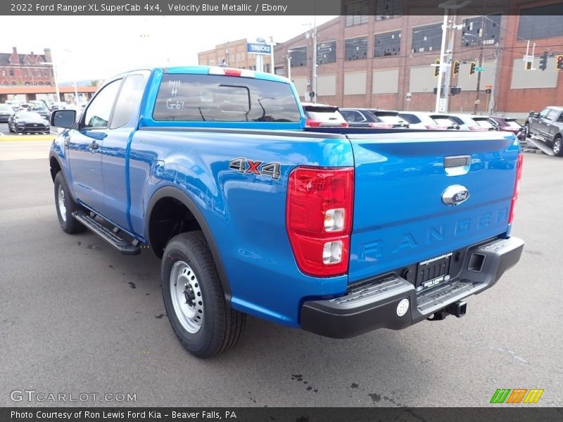 Velocity Blue Metallic / Ebony 2022 Ford Ranger XL SuperCab 4x4