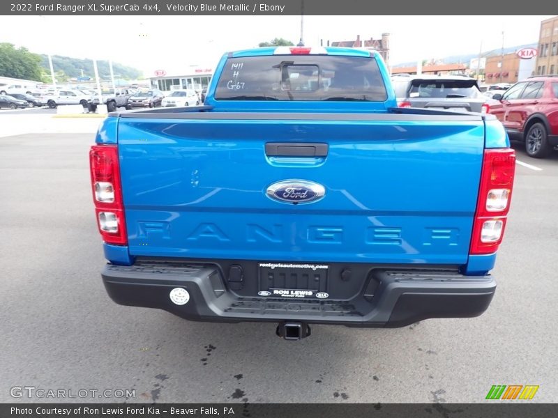 Velocity Blue Metallic / Ebony 2022 Ford Ranger XL SuperCab 4x4