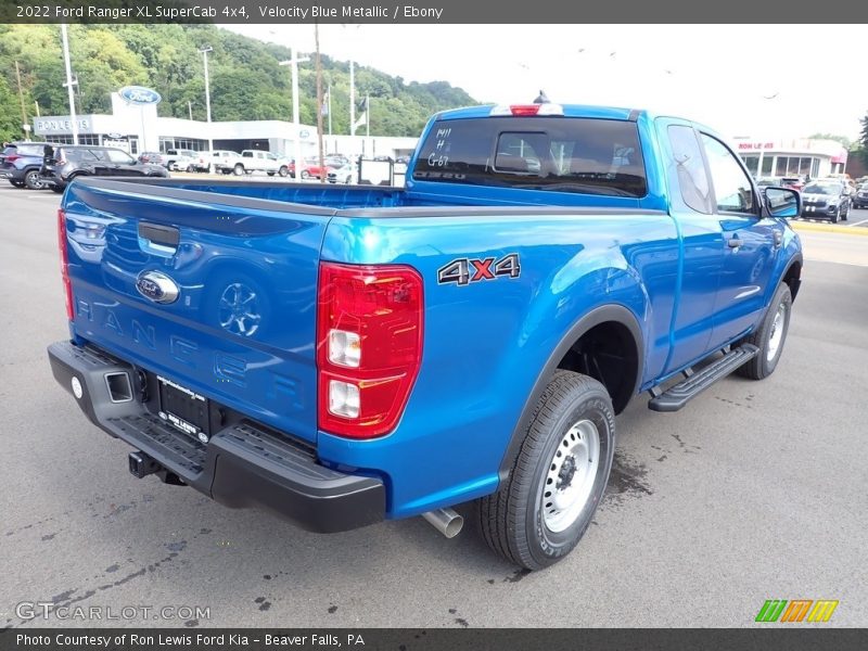 Velocity Blue Metallic / Ebony 2022 Ford Ranger XL SuperCab 4x4