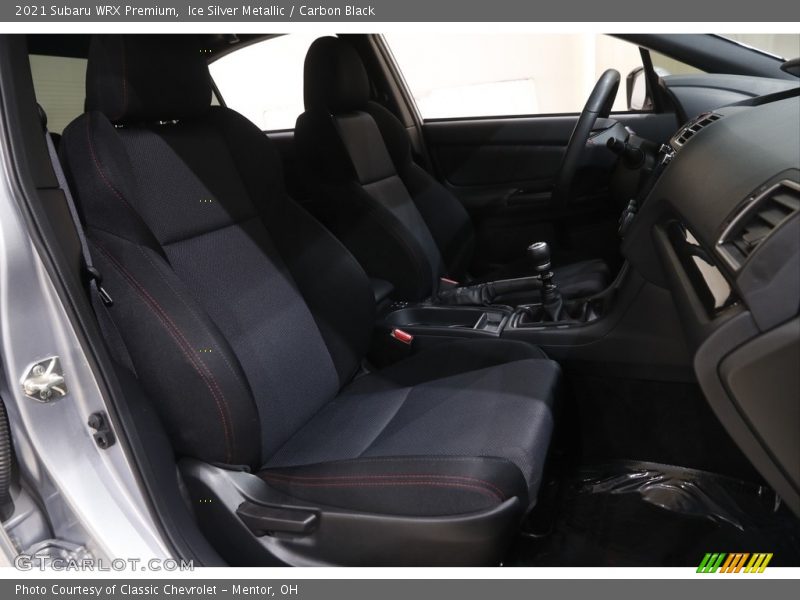 Front Seat of 2021 WRX Premium
