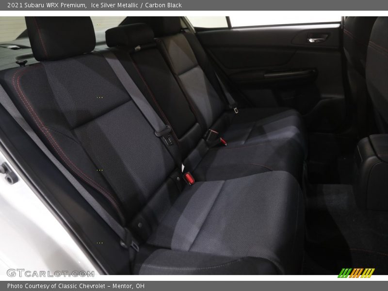 Rear Seat of 2021 WRX Premium