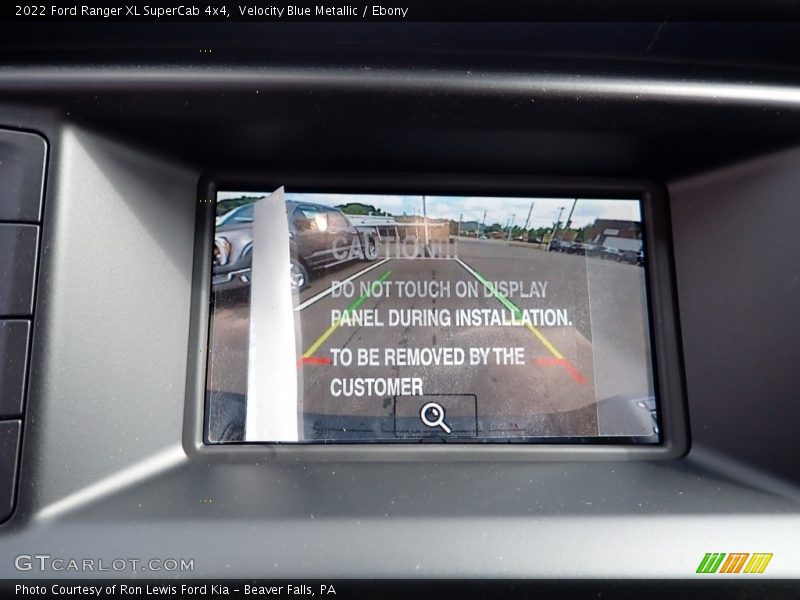 Velocity Blue Metallic / Ebony 2022 Ford Ranger XL SuperCab 4x4