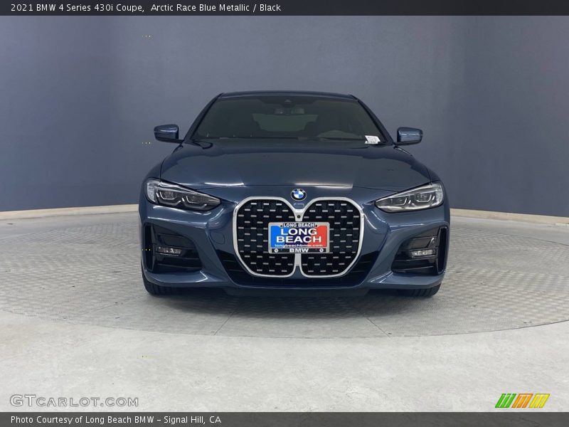 Arctic Race Blue Metallic / Black 2021 BMW 4 Series 430i Coupe