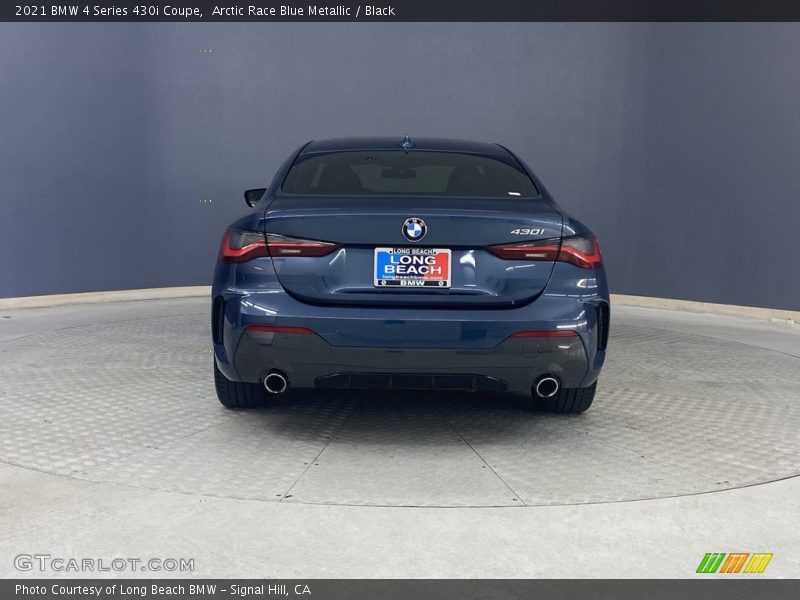 Arctic Race Blue Metallic / Black 2021 BMW 4 Series 430i Coupe