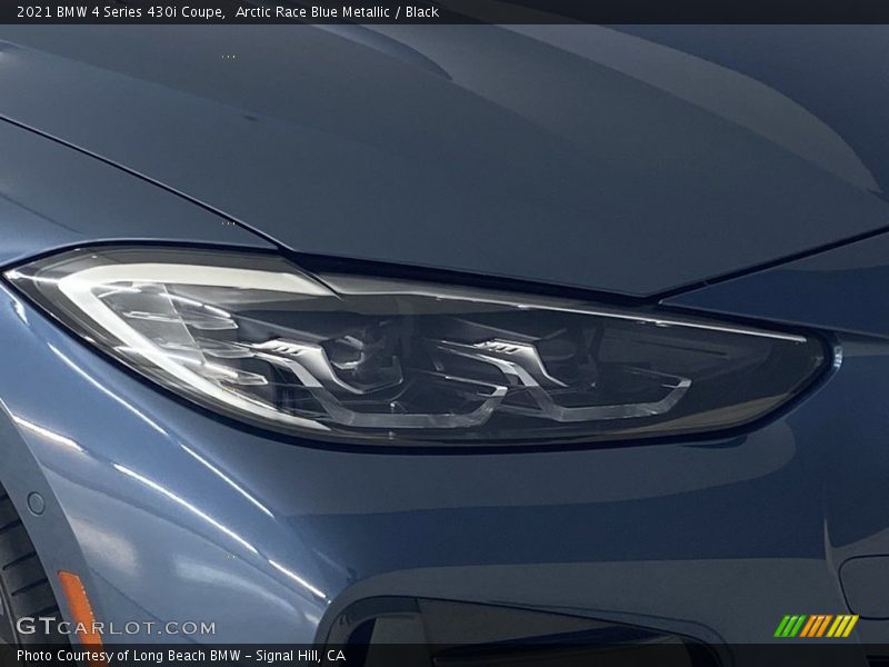Arctic Race Blue Metallic / Black 2021 BMW 4 Series 430i Coupe