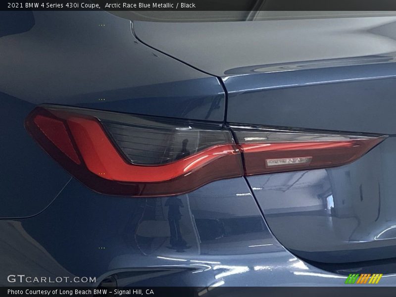 Arctic Race Blue Metallic / Black 2021 BMW 4 Series 430i Coupe