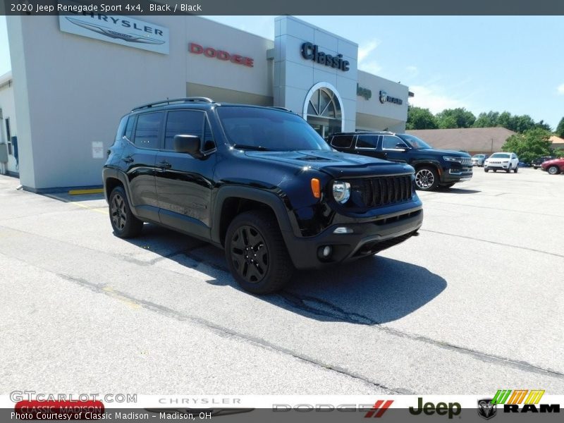 Black / Black 2020 Jeep Renegade Sport 4x4