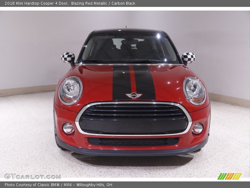 Blazing Red Metallic / Carbon Black 2018 Mini Hardtop Cooper 4 Door