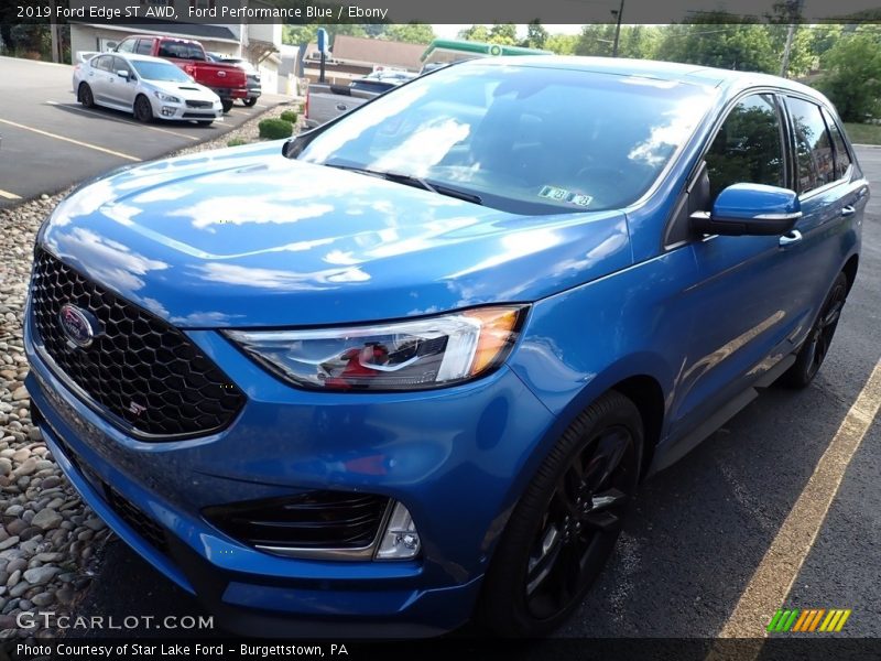 Ford Performance Blue / Ebony 2019 Ford Edge ST AWD