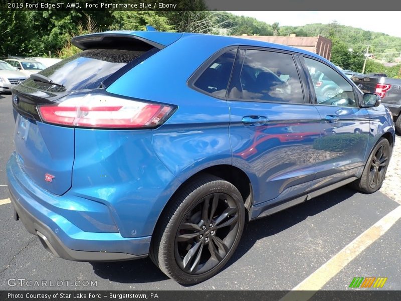 Ford Performance Blue / Ebony 2019 Ford Edge ST AWD