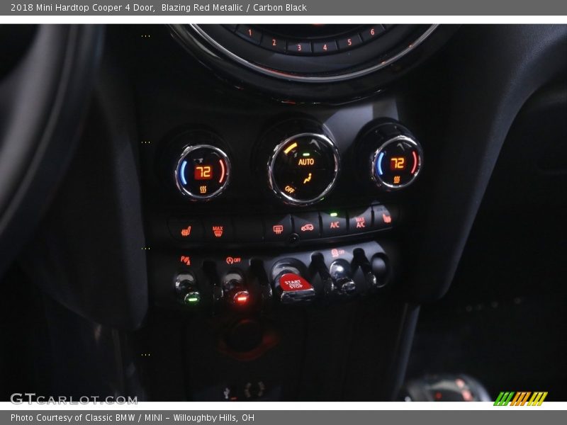 Blazing Red Metallic / Carbon Black 2018 Mini Hardtop Cooper 4 Door