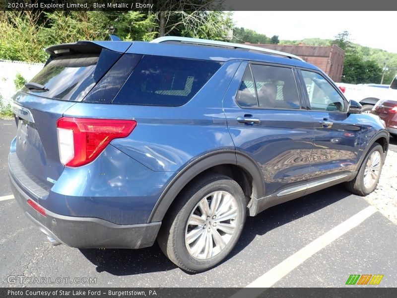 Blue Metallic / Ebony 2020 Ford Explorer Limited