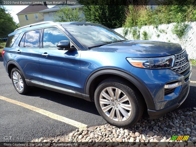 Blue Metallic / Ebony 2020 Ford Explorer Limited