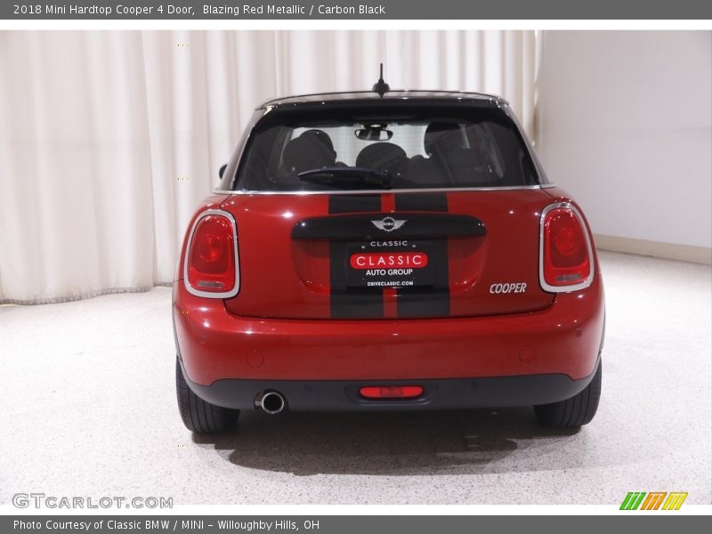 Blazing Red Metallic / Carbon Black 2018 Mini Hardtop Cooper 4 Door