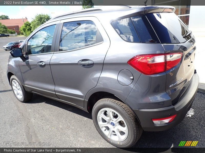 Smoke Metallic / Black 2022 Ford EcoSport SE 4WD