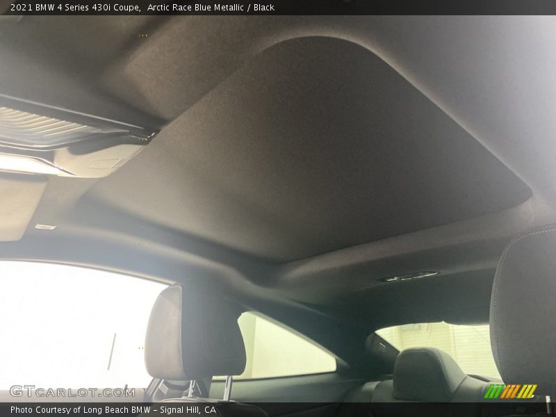 Arctic Race Blue Metallic / Black 2021 BMW 4 Series 430i Coupe
