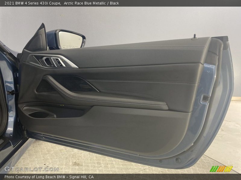 Arctic Race Blue Metallic / Black 2021 BMW 4 Series 430i Coupe