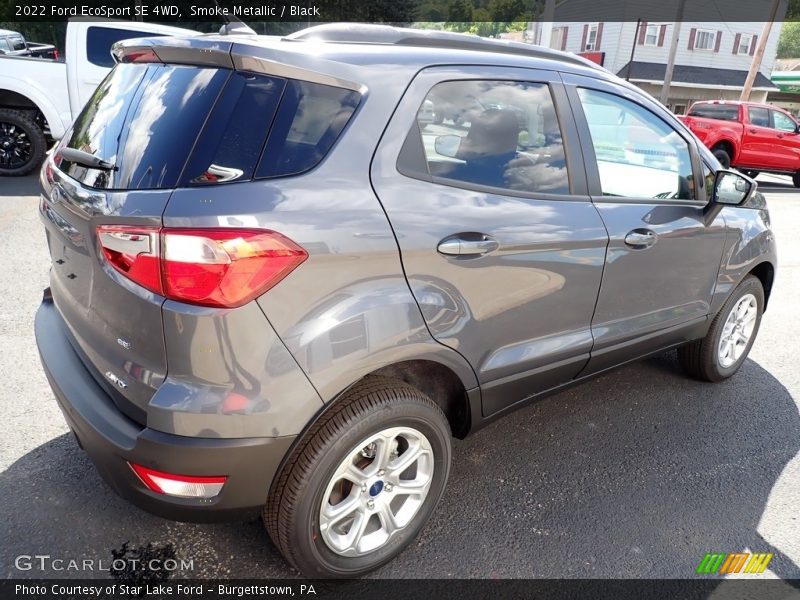 Smoke Metallic / Black 2022 Ford EcoSport SE 4WD