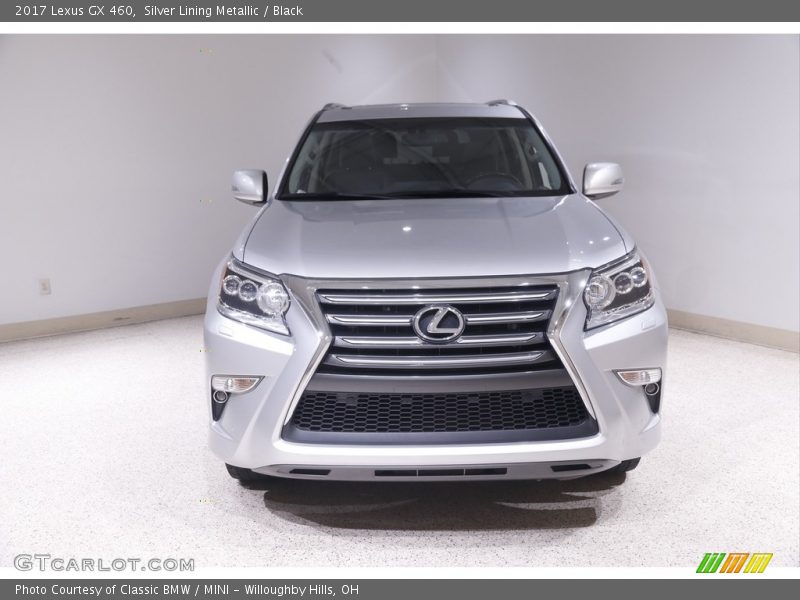 Silver Lining Metallic / Black 2017 Lexus GX 460