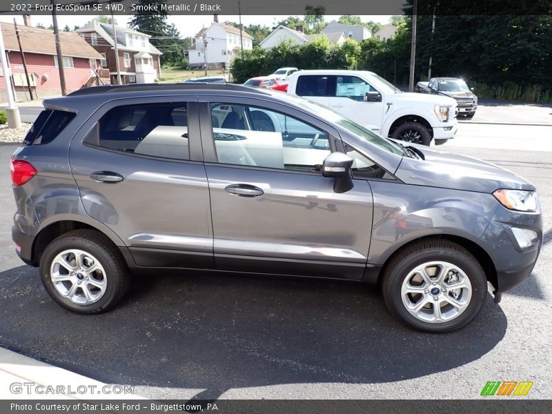 Smoke Metallic / Black 2022 Ford EcoSport SE 4WD